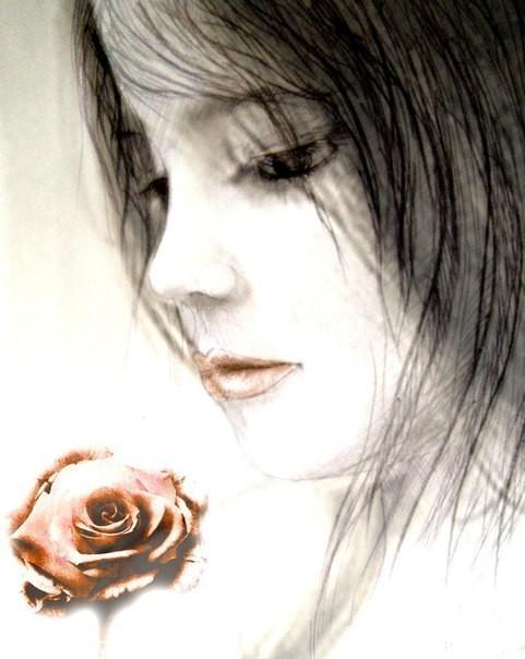 Эскиз с цветами