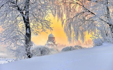 А у Зимы-то голос вдовий!