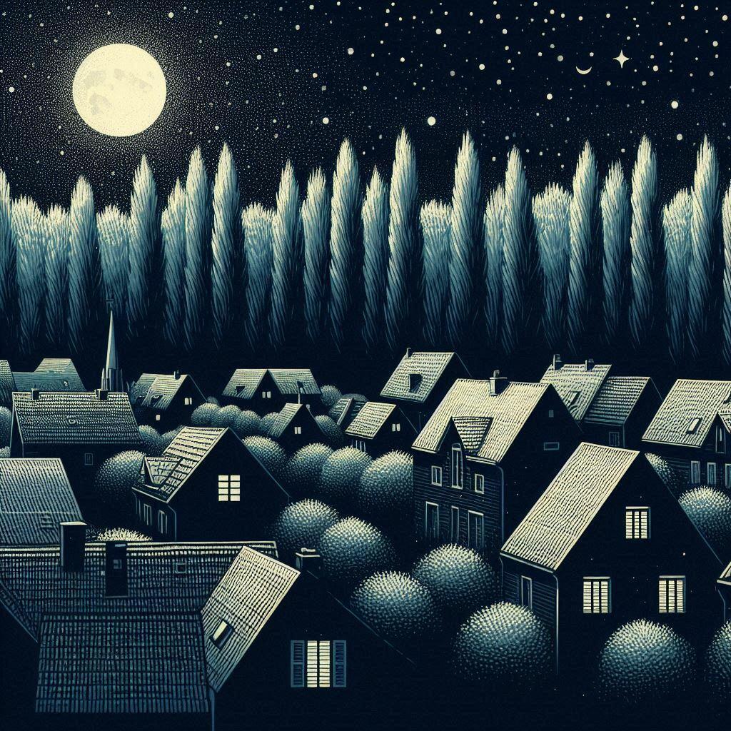 В о́сад випав думо́к наму́л