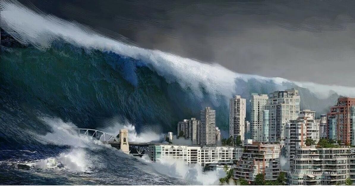  Извержение вулкана после землетрясения