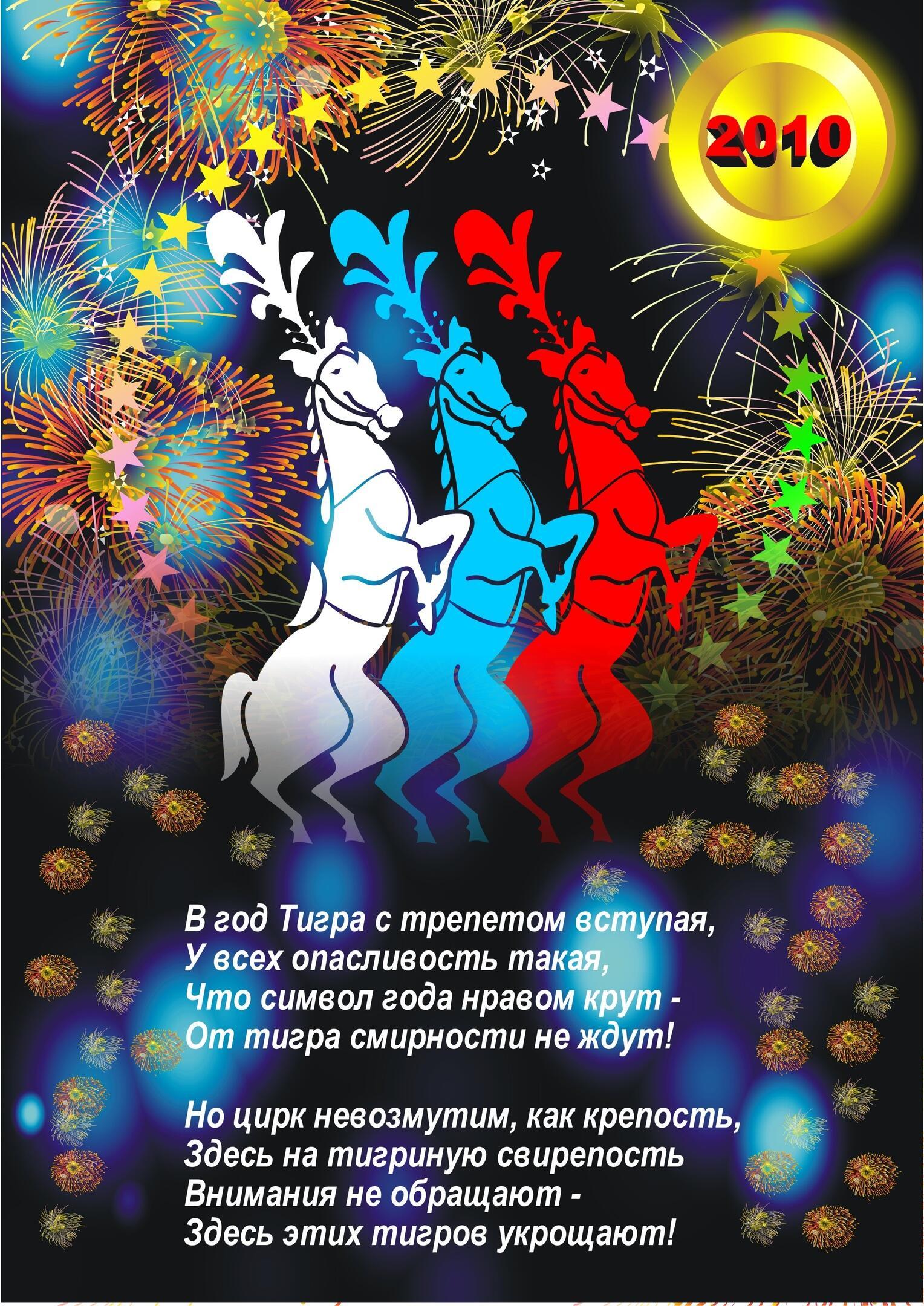 С Новым, 2010-м, годом - годом Тигра!..