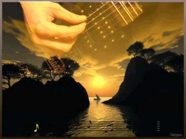 Я гитарной струне напою свой мотив...