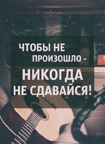 Не сдавайся