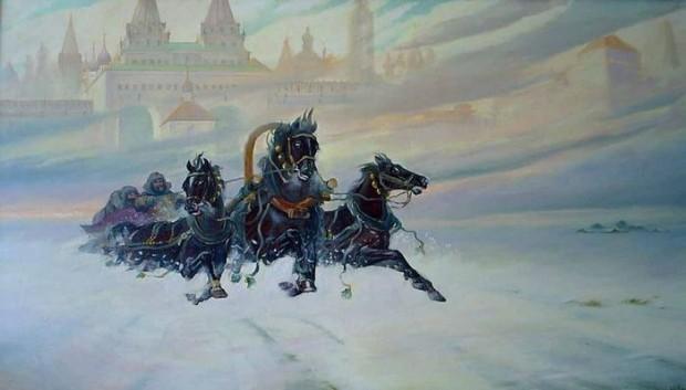 Запрягу я тройку удалую