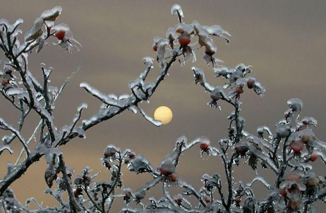 Ледяным дождем неспешным...