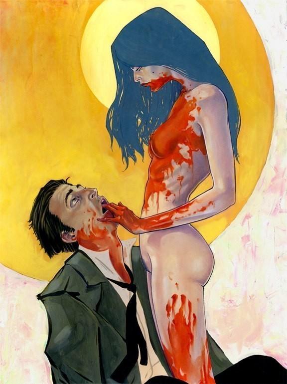 В магистралях вен