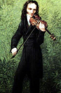 Паганини и скрипка
