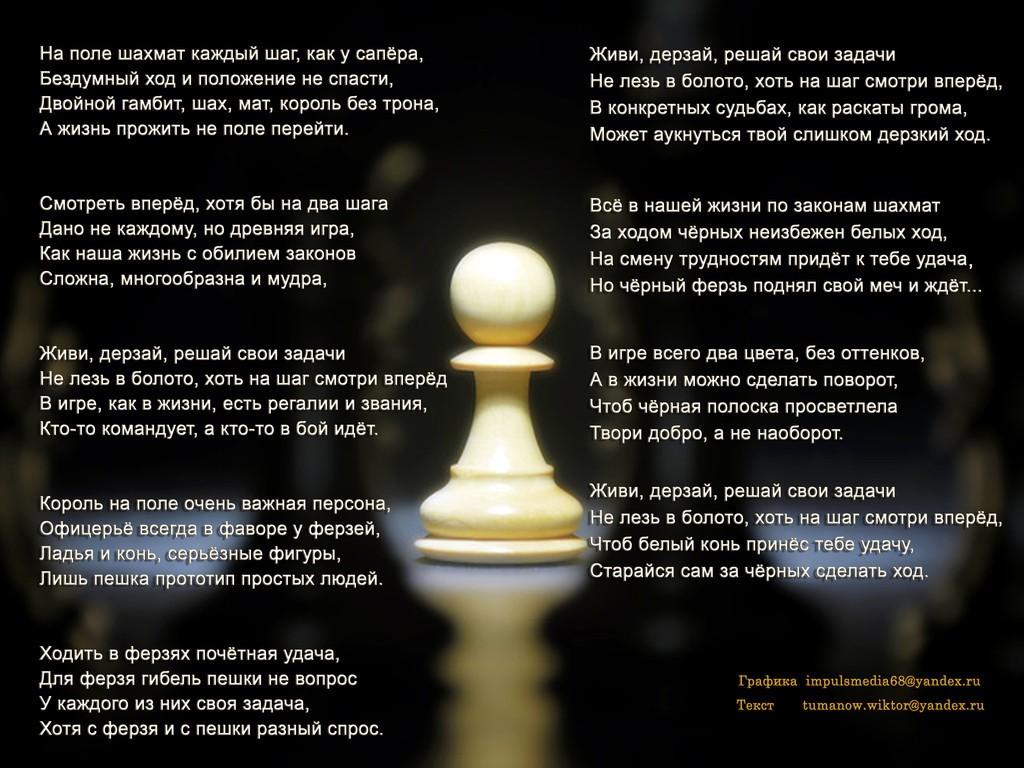 Всё в нашей жизни по законам шахмат...