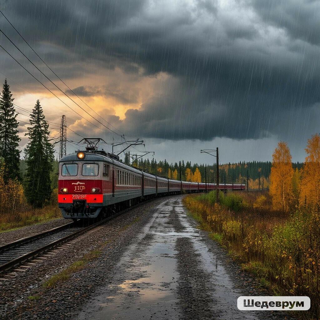 Поезд покинул перрон