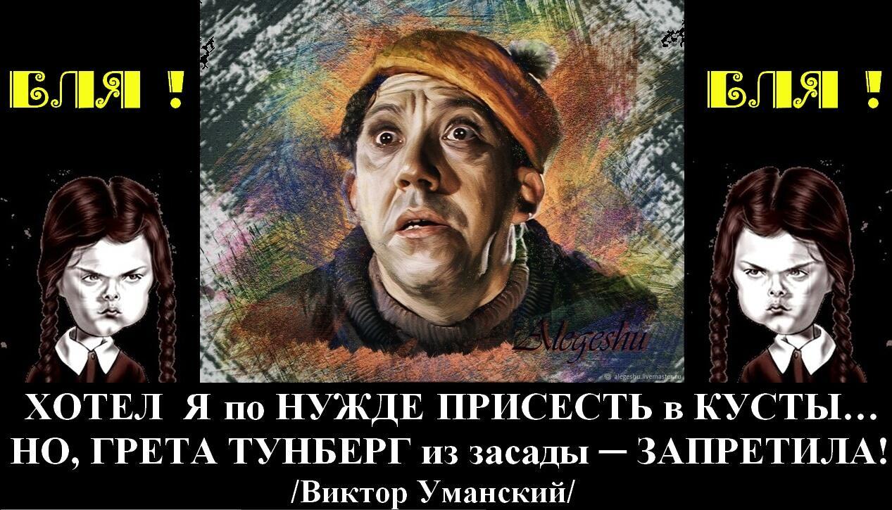 ОДНОСТИШЬЕ о ГРЕТЕ Тунберг: =ХОТЕЛ Я ПО НУЖДЕ ПРИСЕСТЬ в КУСТЫ…=