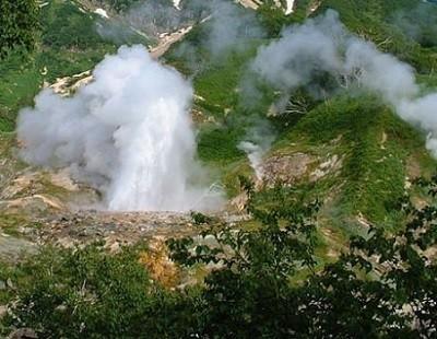 Выбросы в кальдере