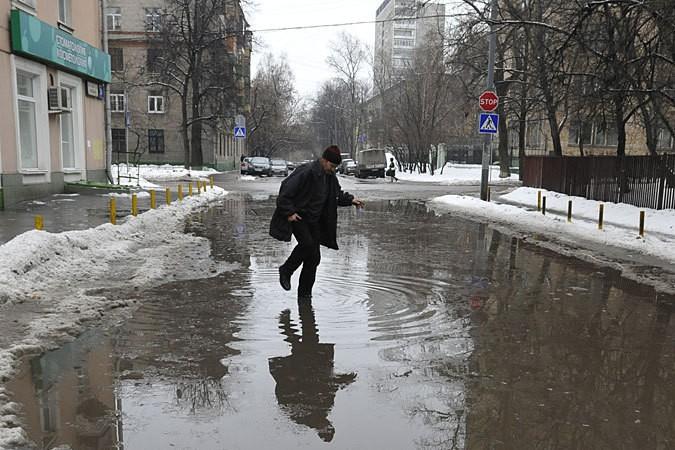 А снег до нас не долетел