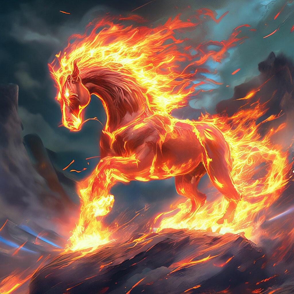 Хоть избу на скаку, хоть горящего коня