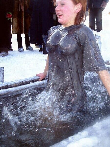 На Крещение...