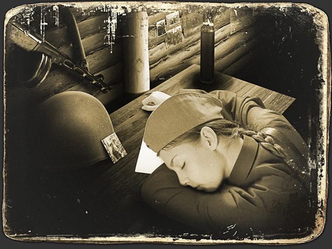 Мне однажды приснилась война...