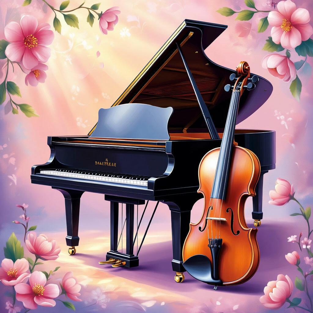 Рояль и скрипка