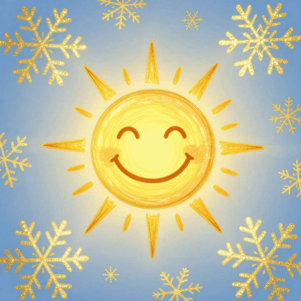 Смайл на солнце