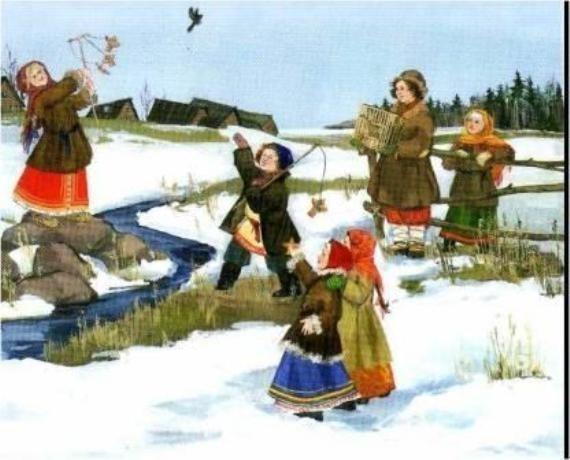 Лыжи в сарай, на полку...