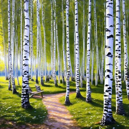 УТРО В БЕРЁЗОВОЙ РОЩЕ