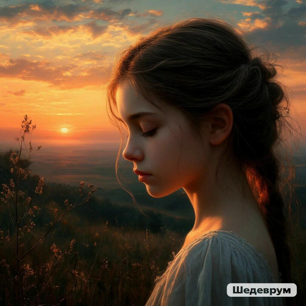 Печальным утром...