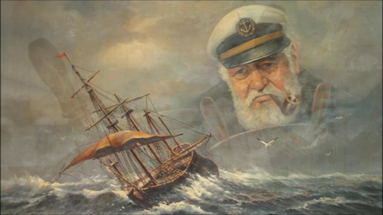 Баллада о капитане ( Над водой поднялась золотая Луна ) стихи. Клавдия Сапожникова