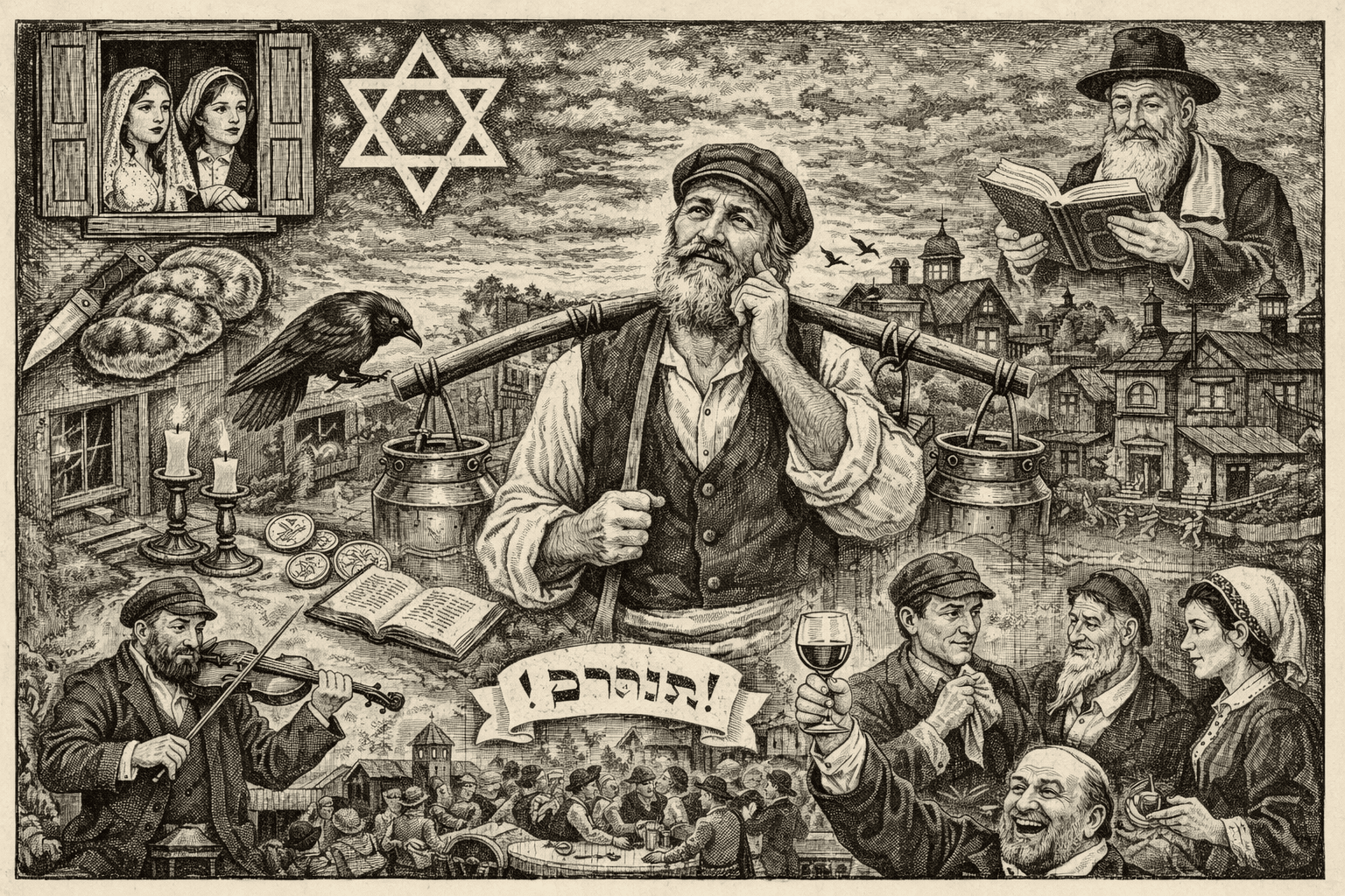 Сон Тевье или Еврейское счастье