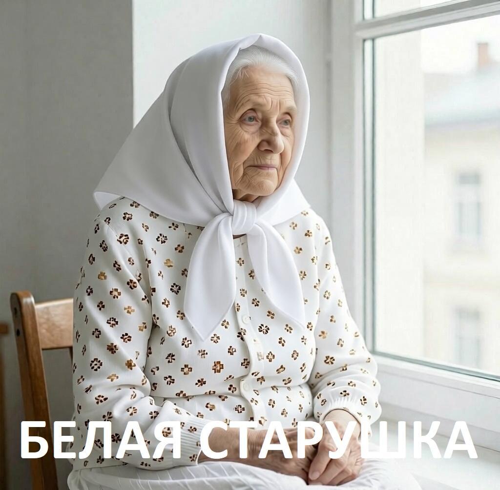 Белая старушка 