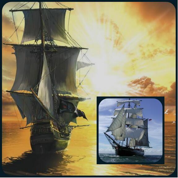 Уходит бригантина .... 