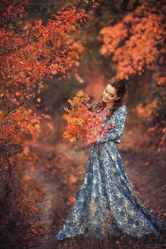 "Кто красивее,осень или ты?" (10.10.2019)