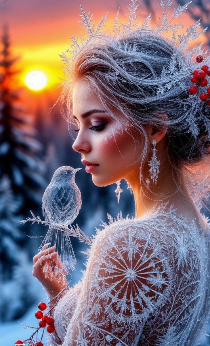 Зимняя женщина