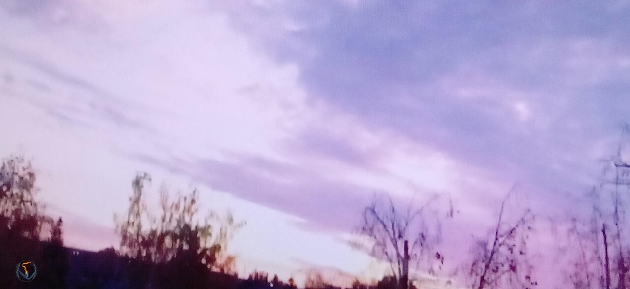 Солнце уходит за крыши домов