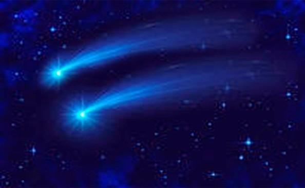 Летели вместе две кометы...