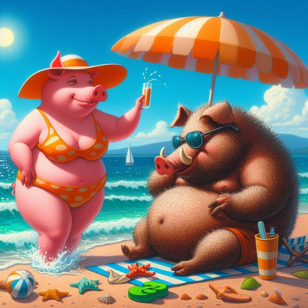 Ось свинка Інка – гарна, мов картинка 