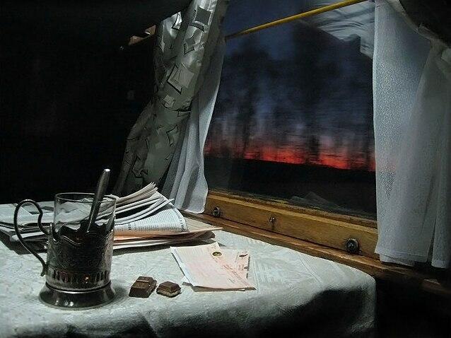 Вагон. Служебное купе...