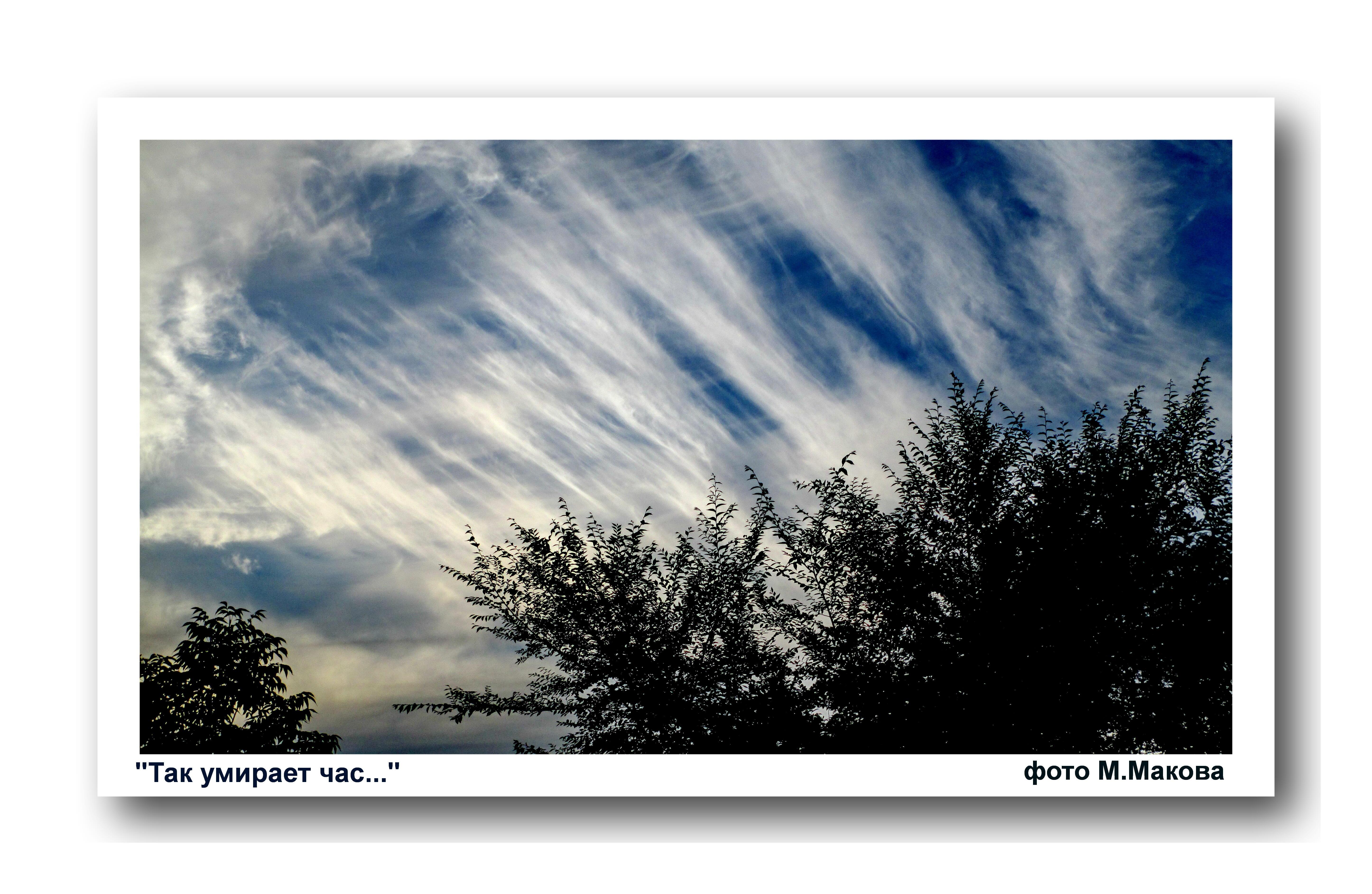 Как умирает час? /Из старых тетрадей/