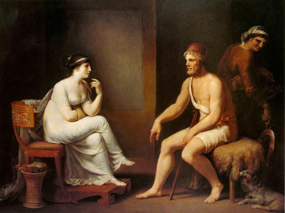 Диалог Одиссея и Пенелопы