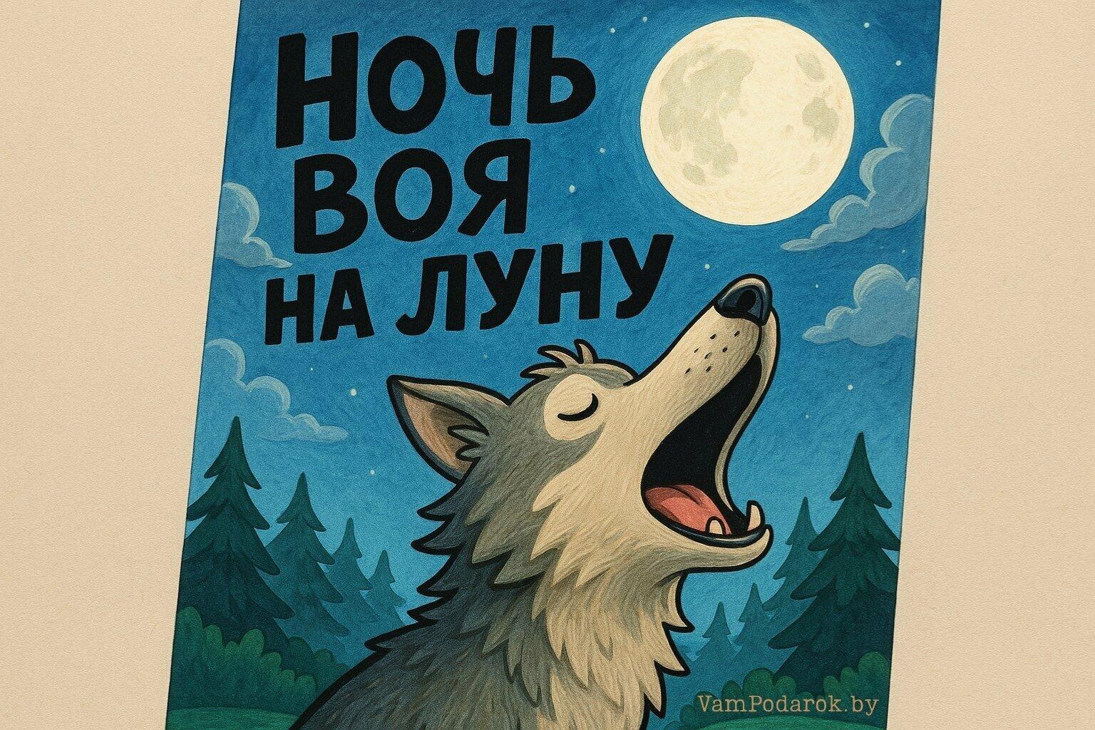 ДАВАЙ  ПОВОЕМ  НА   ЛУНУ