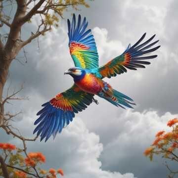 Моя любовь как птица.