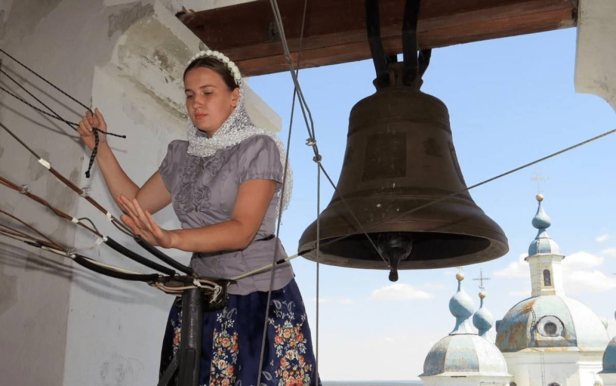 Звонница колокола православные