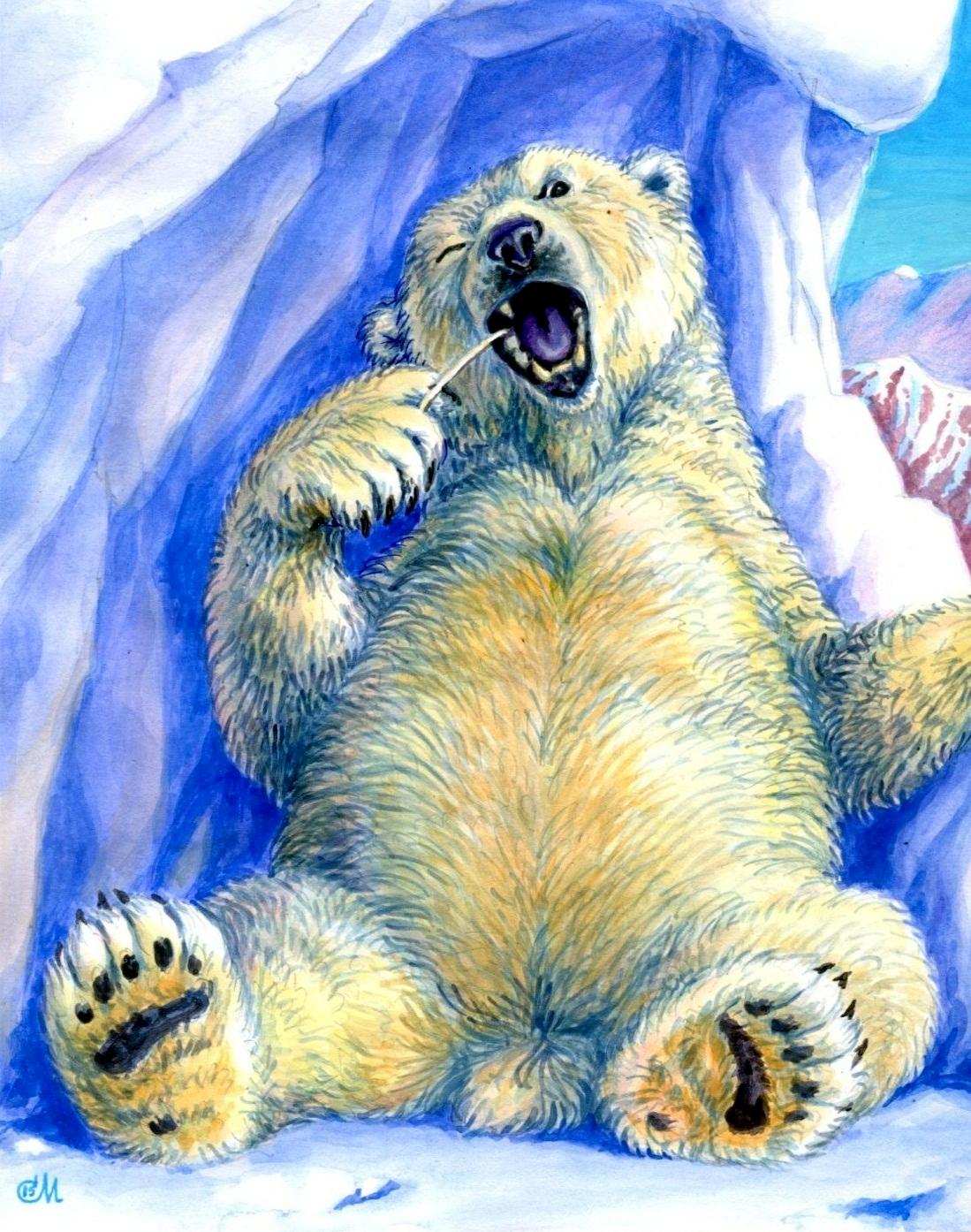 Ответ поэту - Медведь Белый - ПРОБЬЁТ ДВЕНАДЦАТЬ