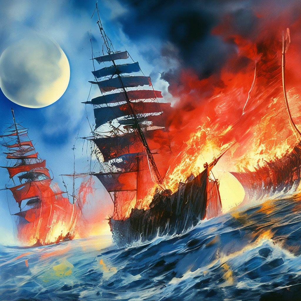 Кораблям - мачты жечь!