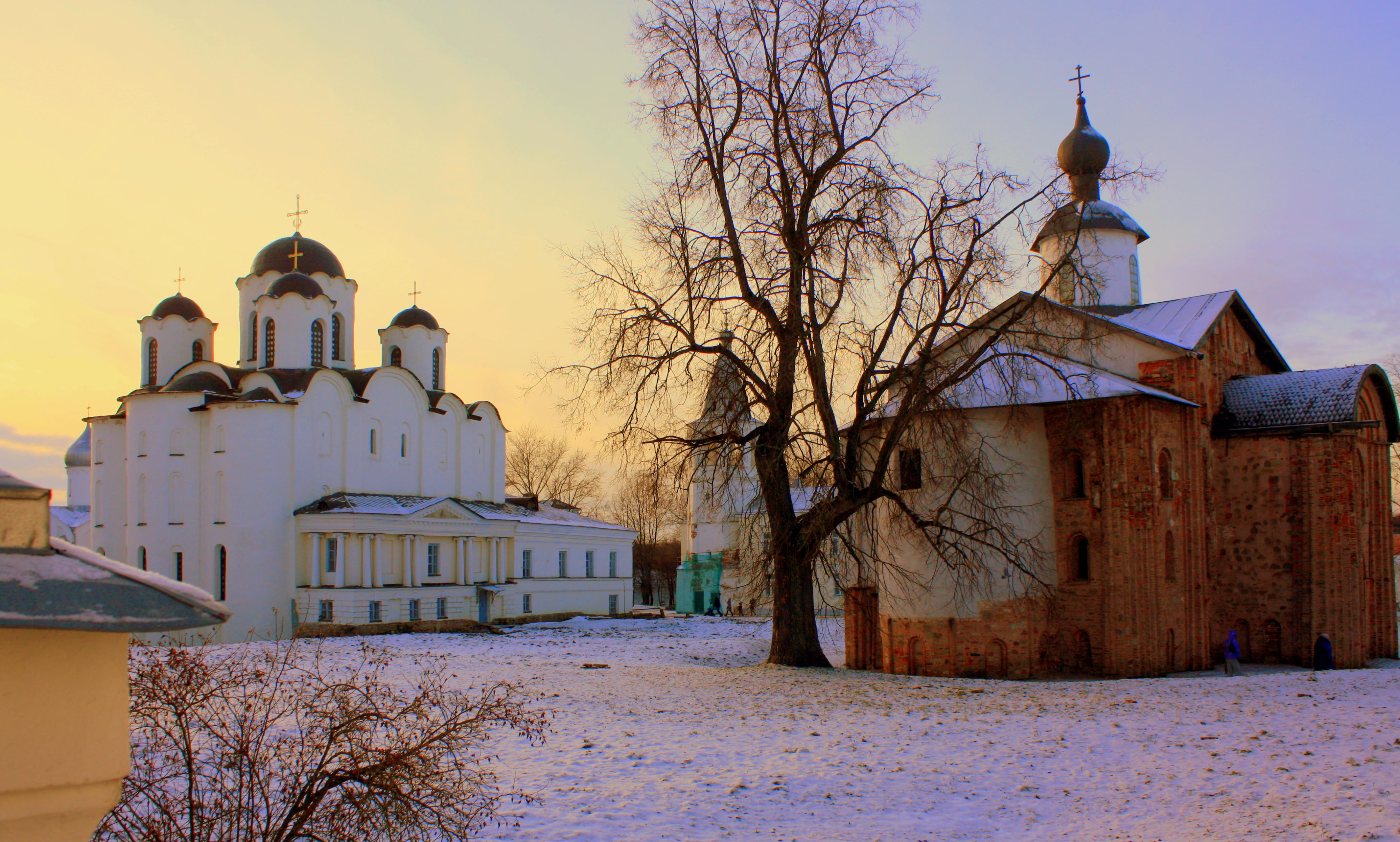 Любуясь вдвоём белой ночью