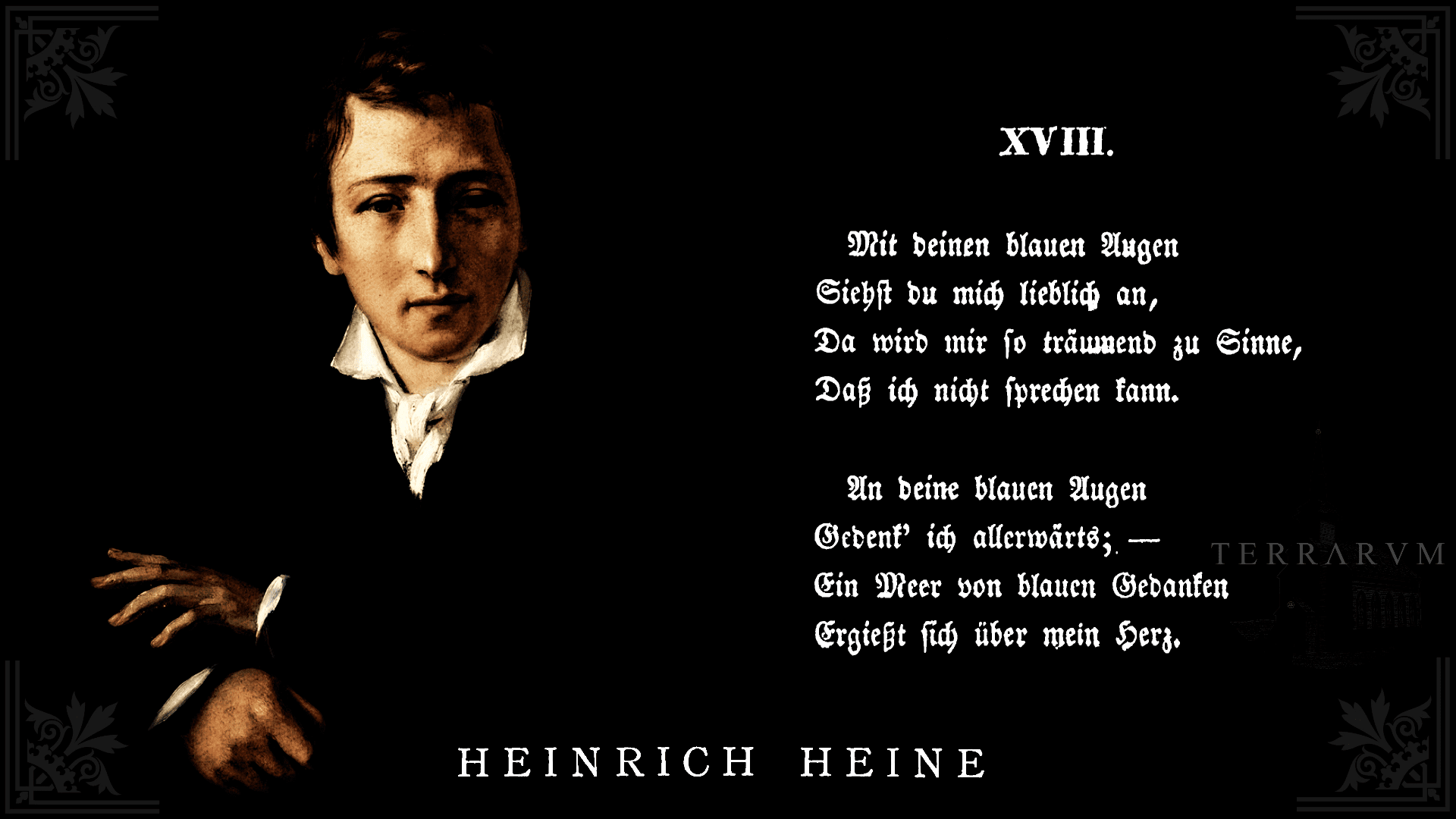 185. Heinrich Heine. Mit deinen blauen Augen