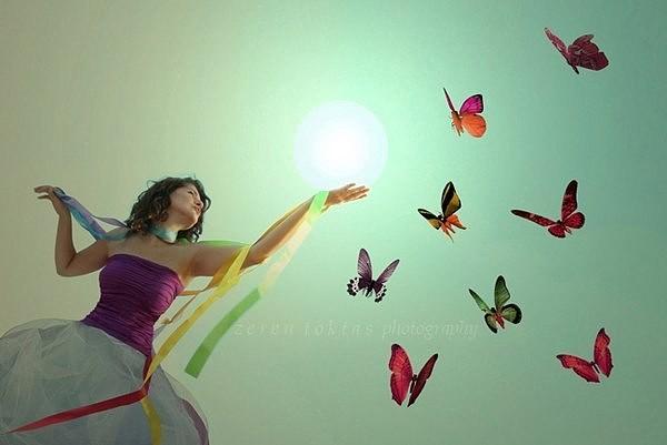 Под градом солнечных лучей...