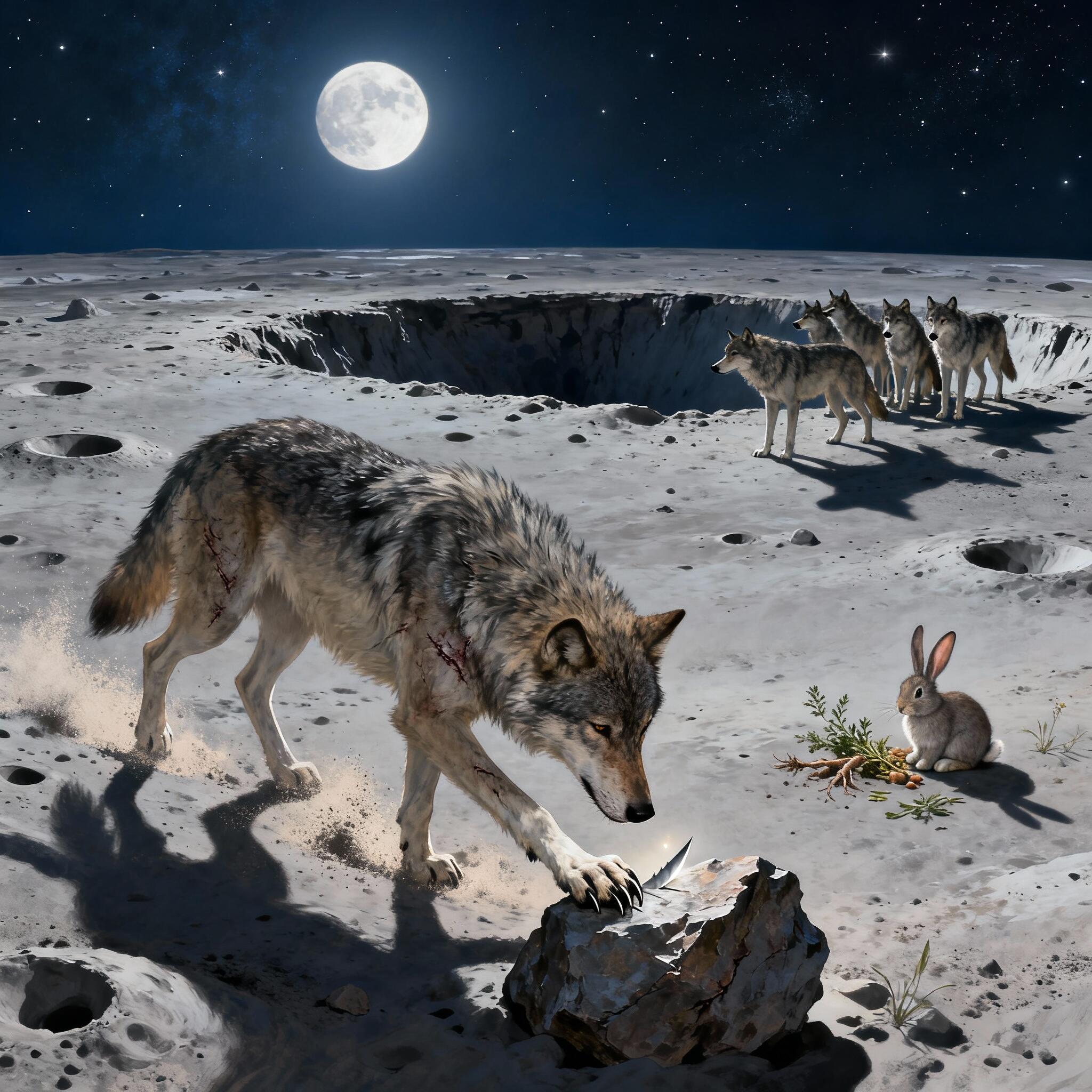 Лунная кратерная-2