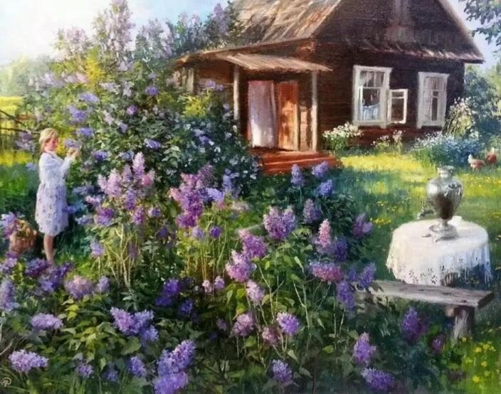 Деревенский домик наш.(от женского лица).(карт. из интернета)