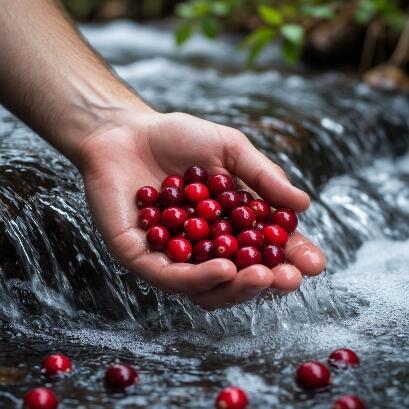 Брусника на губах