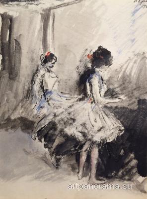 "Балерины юные" на картину П. Крылова "Балерины"