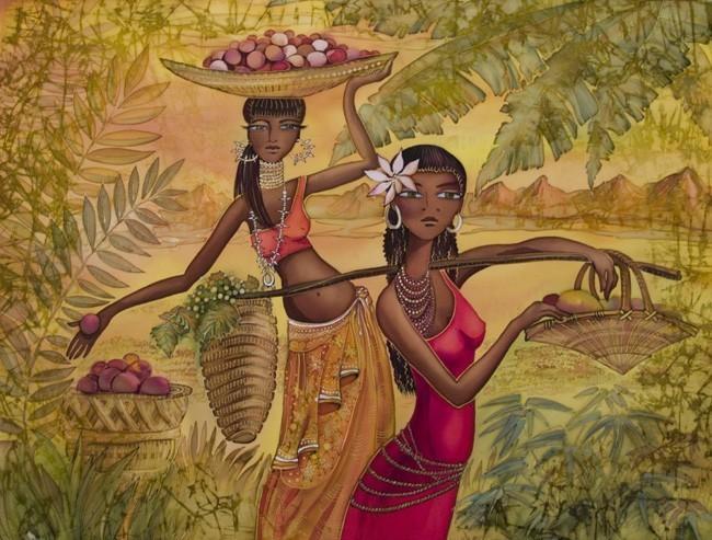 Цветок гибискуса. Часть 9.