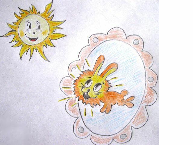 Зеркальце и солнечный зайчик (детское)